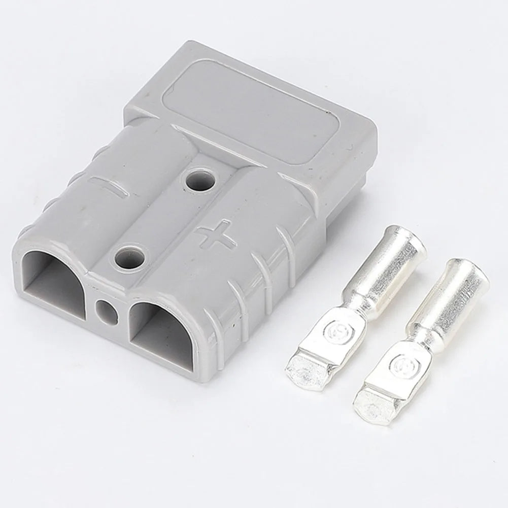 50A 600V Anderson Plug Connector Socket Charger Flush Mount Plate for Camping, Trailers, Caravans