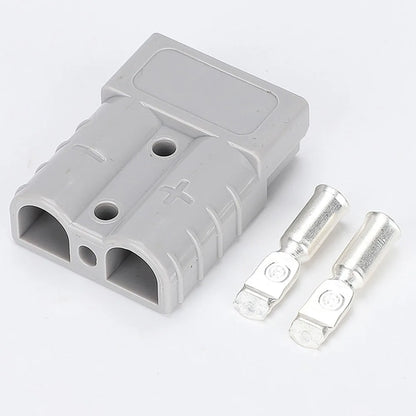 50A 600V Anderson Plug Connector Socket Charger Flush Mount Plate for Camping, Trailers, Caravans