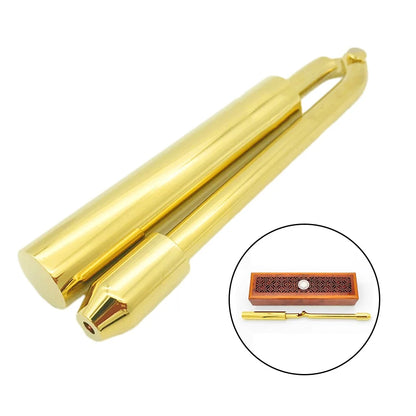 1pcs Pure Copper Folding Detection Rod Feng Shui Detection Rod Tool Water Rods Metal Detectors gold detector Tool Parts