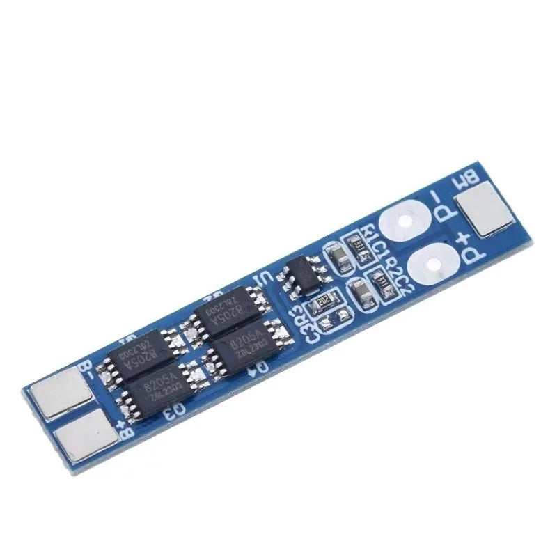 2S 7.4V 18650 Lithium Battery Protection Board with 8A Working Current and 16A Current Limiting