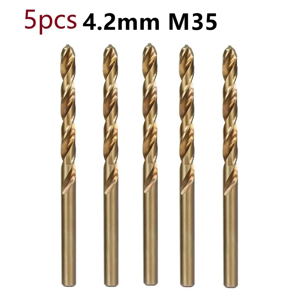 HSS M35 Cobalt Drill Bit Set 1–3mm for Stainless Steel Auger High-Quality Drill Press Power Tool Parts