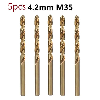 HSS M35 Cobalt Drill Bit Set 1–3mm for Stainless Steel Auger High-Quality Drill Press Power Tool Parts