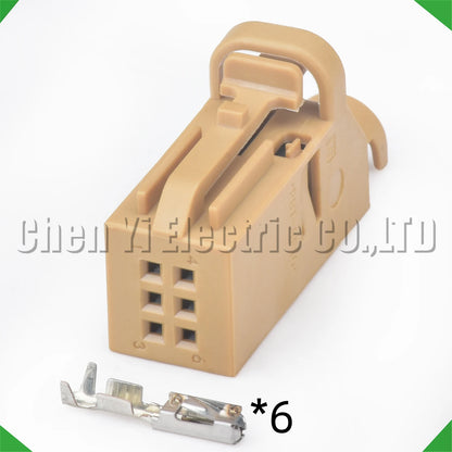 6 Pin Automotive Connector 1534121-1 1534121-2 4D0971636 Wire Harness Plug for VW Audi