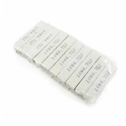 2pcs BPR56 Ceramic Power Resistors 5W 10W 0.1Ω–10KΩ Cement Resistor for Electronics
