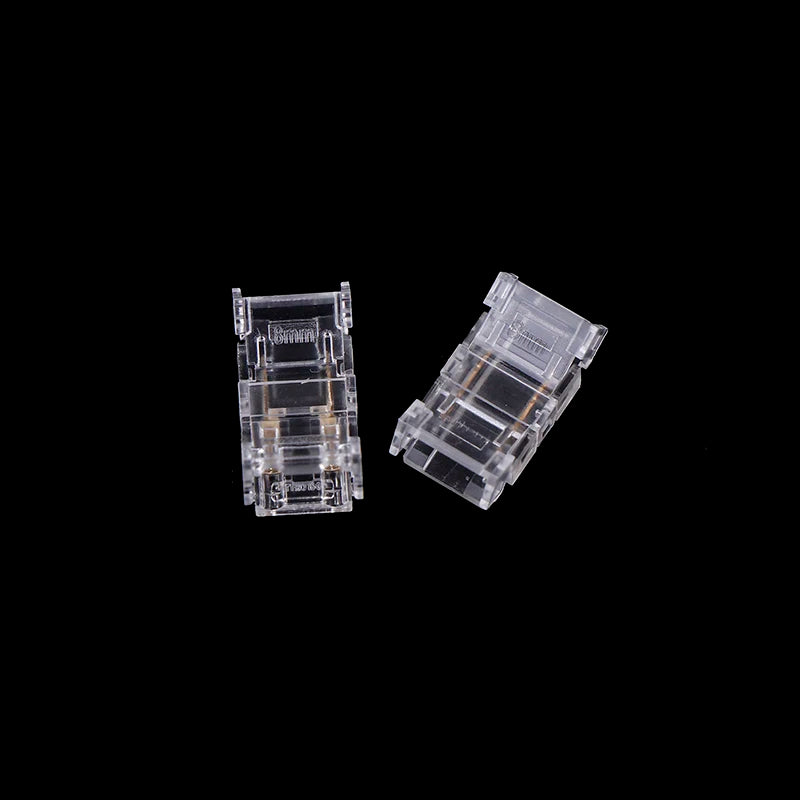 10pcs 2pin 8mm COB LED Strip To Strip LED Connectors Strip To Wire Connection Solderless Extension For 8mm COB LED Strip Lights