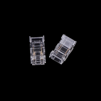 10pcs 2pin 8mm COB LED Strip To Strip LED Connectors Strip To Wire Connection Solderless Extension For 8mm COB LED Strip Lights