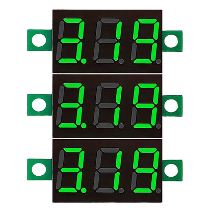 DC 4.5V-30V Mini Digital Two-Wire Voltmeter 0.36 Inch LED Display Voltage Tester Module Red Blue Green