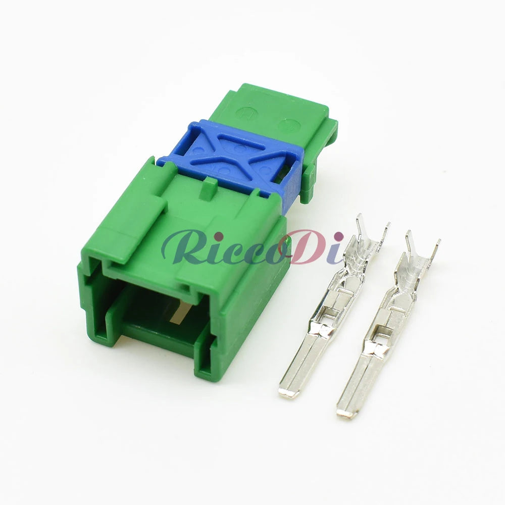 2 Pin 2.8mm Blower Motor Heater Fan Resistor Connector DJ7027E-2.8 PA66 for Nissan Citroen C5 C3