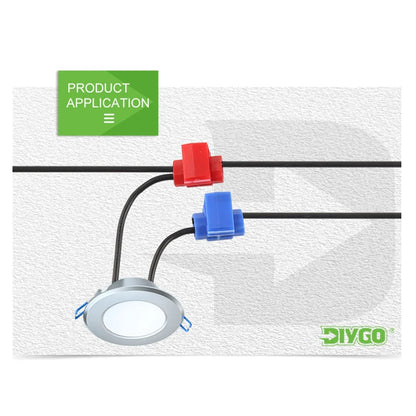 Quick Splice Wire Connector Scotch Lock Snap AWG22-10 Insulated Crimp Electrical Wiring Terminal