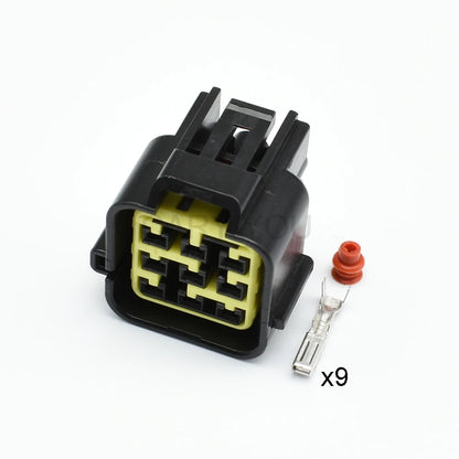 FW-C-9M-B / FW-C-9F-B Automotive 9-Pin 2.3mm Waterproof Connector — Furukawa Male Female Socket for Car