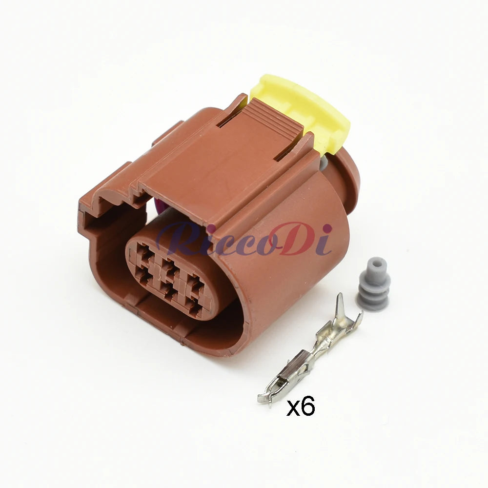 284717-3 Automotive 6-Pin Female Connector — Car Socket for KIA / Hyundai Wiring Harness