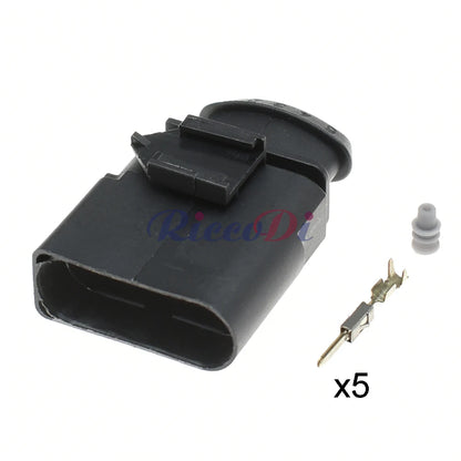 5 Pin 1.5mm Electrical Plug Auto Sealed Male Female Connector Kit 1J0973805 1J0973705 For AUDI VAG Volkswagen