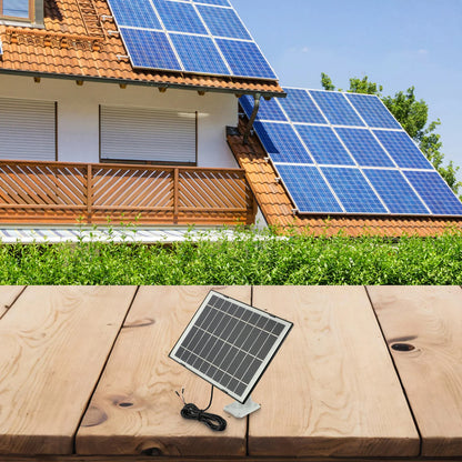 10W Solar Charger for Ring Video Doorbell 4/3/3 Plus/2 Efficient Power Conversion and User Friendly Installation