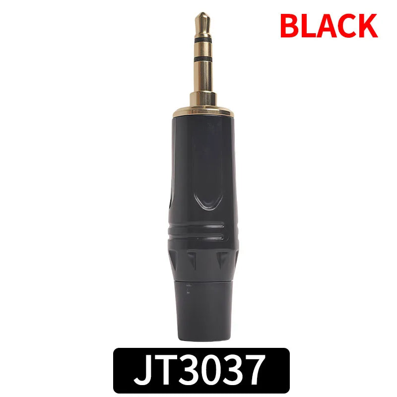 Gold-Plated 3.5mm Stereo Audio Plug Connector DIY Soldering Jack for Headphone Microphone Speaker AUX Cable