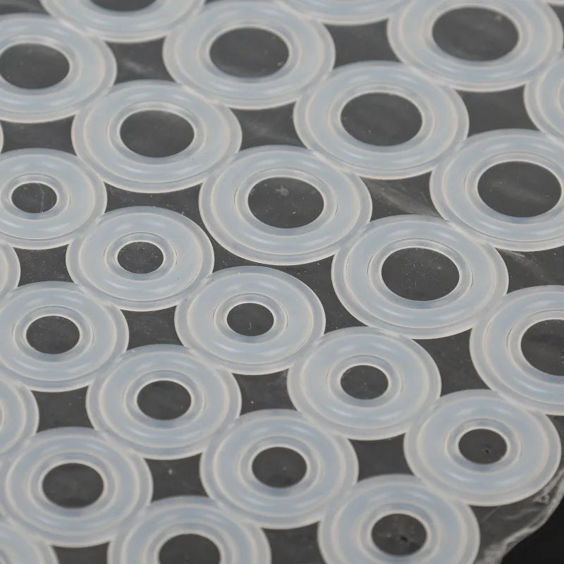 Silicone Flat Washers — Universal Leak-Proof Circular Seal Gaskets Hose Sealing Repair Kit 22/164pcs