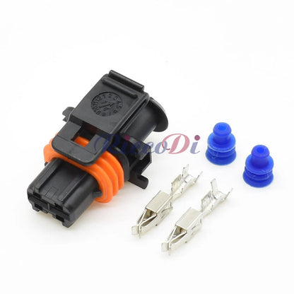 2 Pin 3.5mm Diesel Injector Connector 1928403137 1928404072 DJ7026B-3.5-21 Bosch Wiring Harness