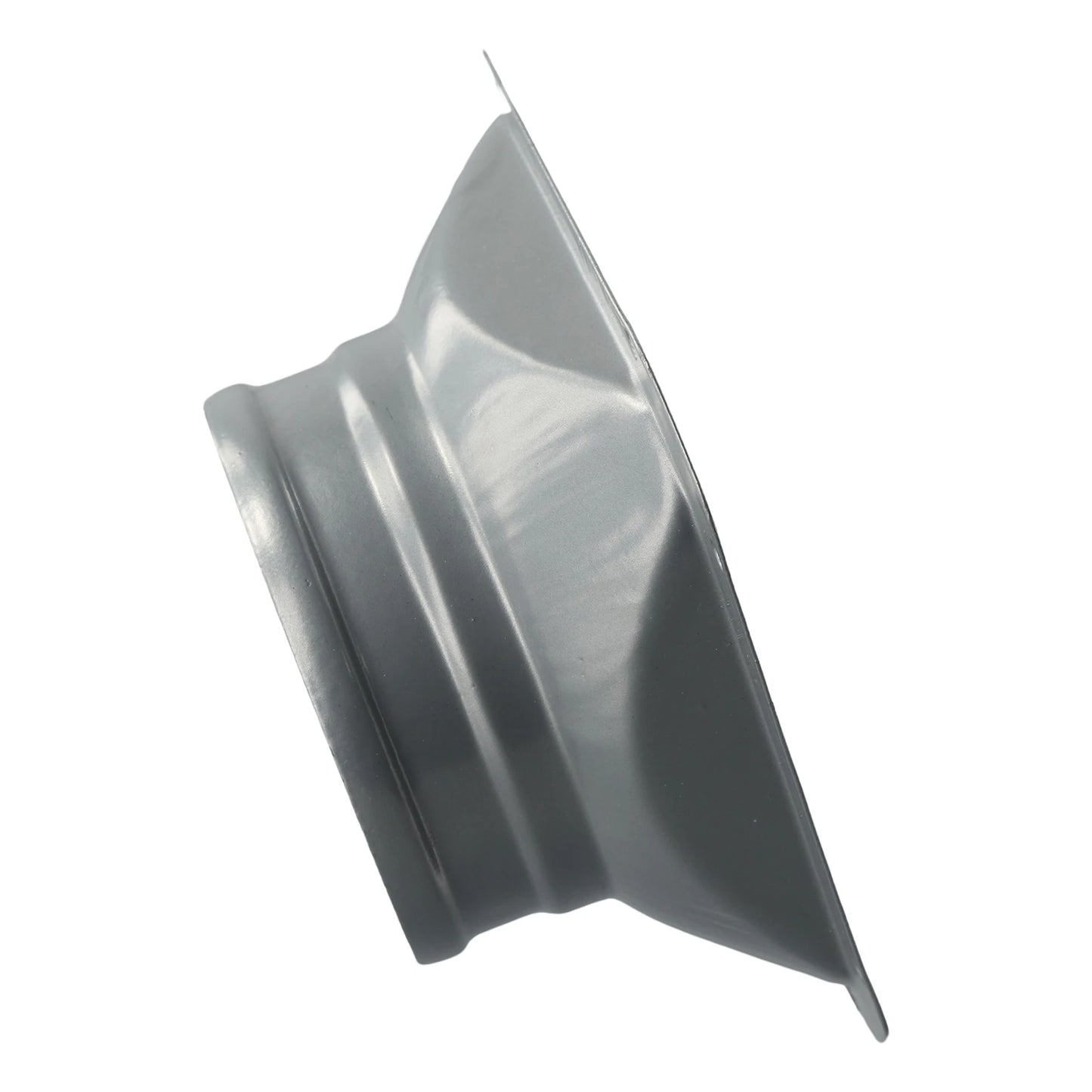 For Kitchen Hood Ventilator Pipe Connecting Vent Flange Exhaust Duct 4-10inch Electrostatic Spray Metal Silver-gray