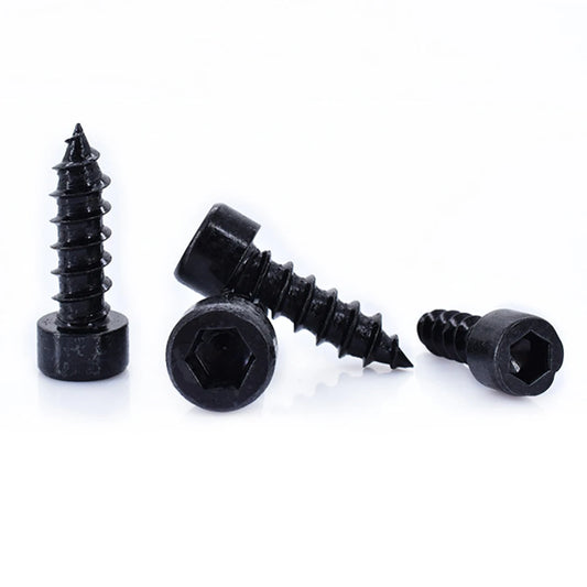 32pcs Cap Head Self Tapping Screw 35mm Hex Hexagon Cap Head Self Tapping Screw 8.8 Gradese Carbon Steel For Home Furniture