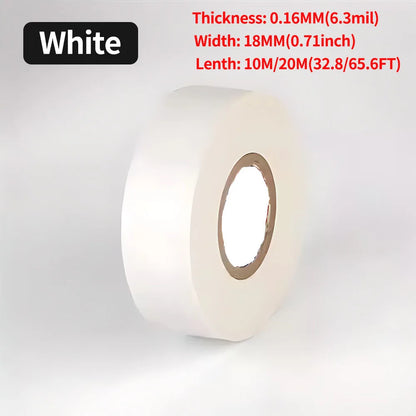 Electrical PVC Insulation Tape Black Wire Wrapping Tape 10M/20M Length 0.71 Inch Wide for Electrical Repair