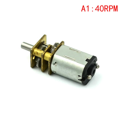 1pc Metal Gearbox Reducer  Electric Motor DIY Toy Micro N20 Gear Motor Slow Speed