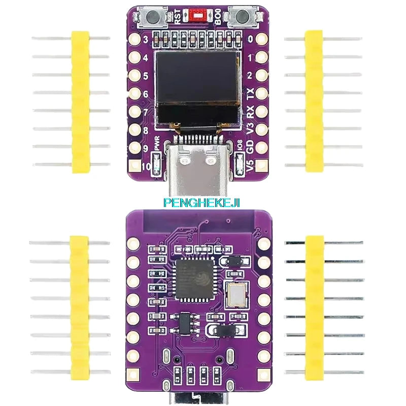 ESP32-C3 SuperMini Development Board with 0.42" OLED Module and Ceramic Antenna WiFi Bluetooth