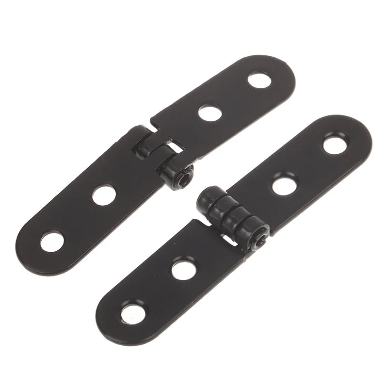 2pcs 180 Degree Screw-On Hinges For Sewing Machine Cabinet Door Hinge  Foldable Hinge Flap Furniture Hardware Accessories