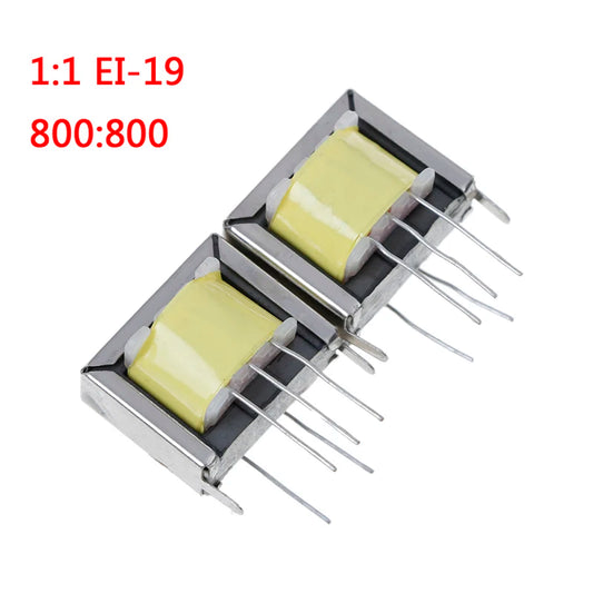 2Pcs New Audio Output Transformer 1:1 EI-19 EI19 800:800 High Quality