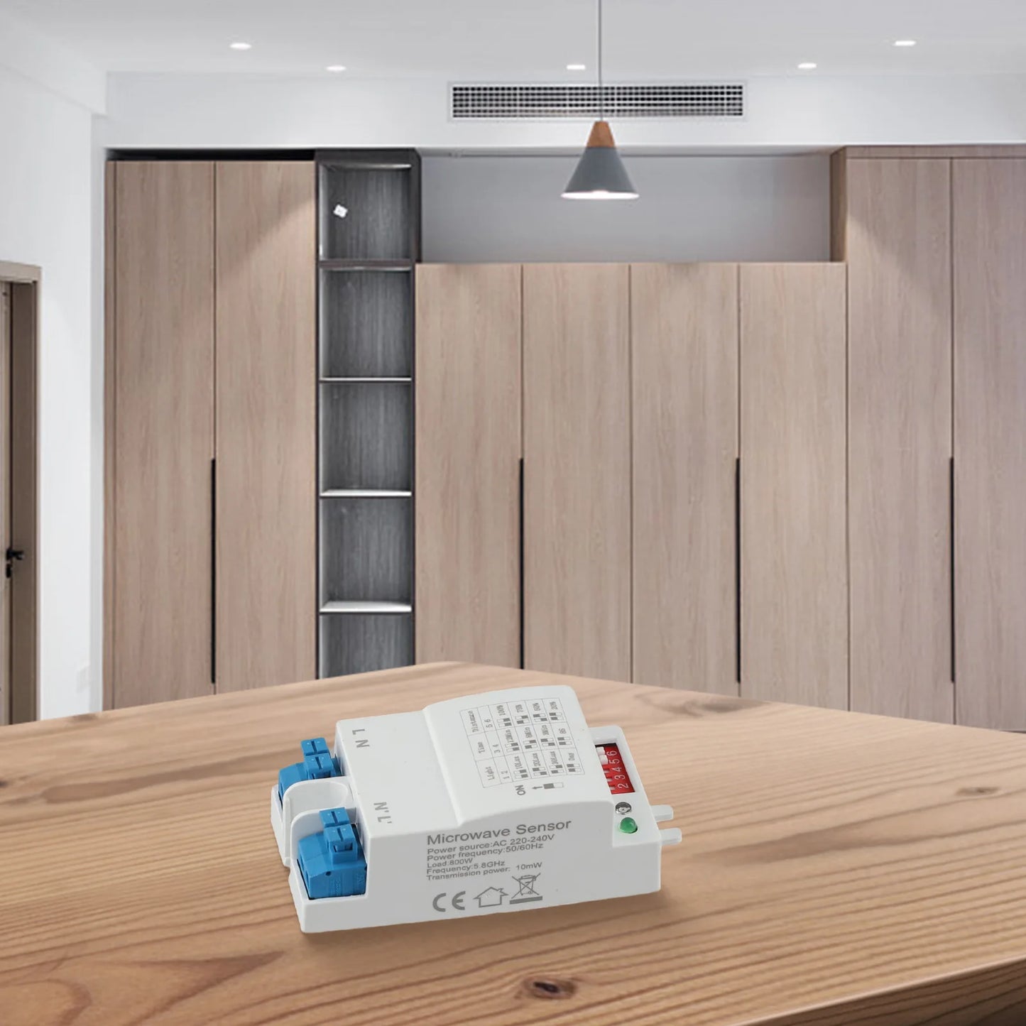 High Temperature Safety Sensor Induction Switch Microwave Sensor Switch Indoor Installation Low Power Consumption
