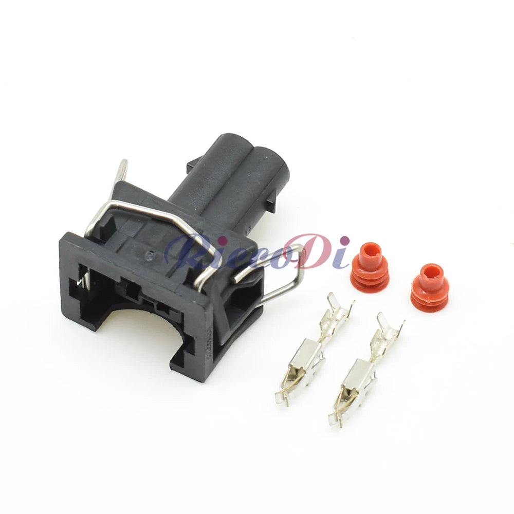 2-Pin EV1 Fuel Injector Connector — Female Waterproof Socket 829441-1 / 037 906 240