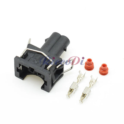 2-Pin EV1 Fuel Injector Connector — Female Waterproof Socket 829441-1 / 037 906 240