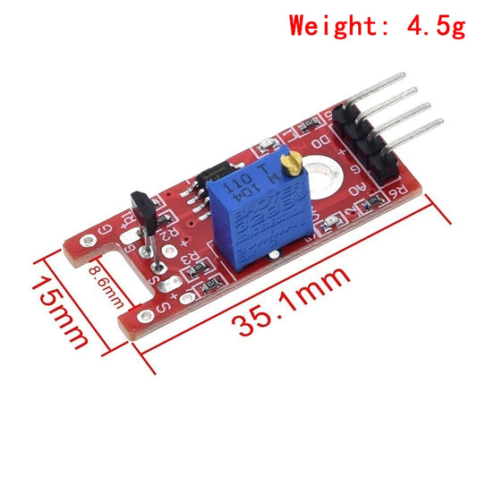KY-024 Linear Magnetic Hall Sensor Module for Arduino DIY Speed and Position Detection