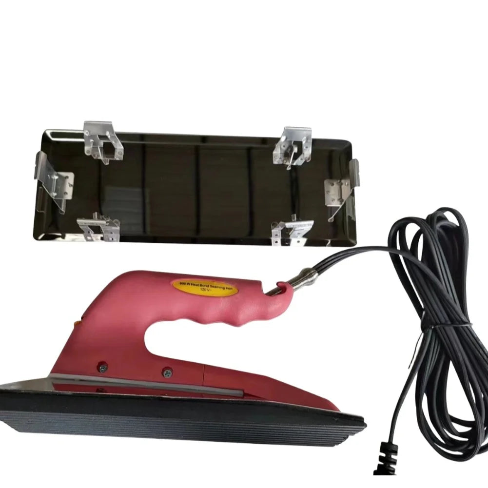 Efficient Carpet Seaming Tool Seaming Iron 147 F-442 F Temperature Range Comb-grooved Non-stick Base For Professional Installers