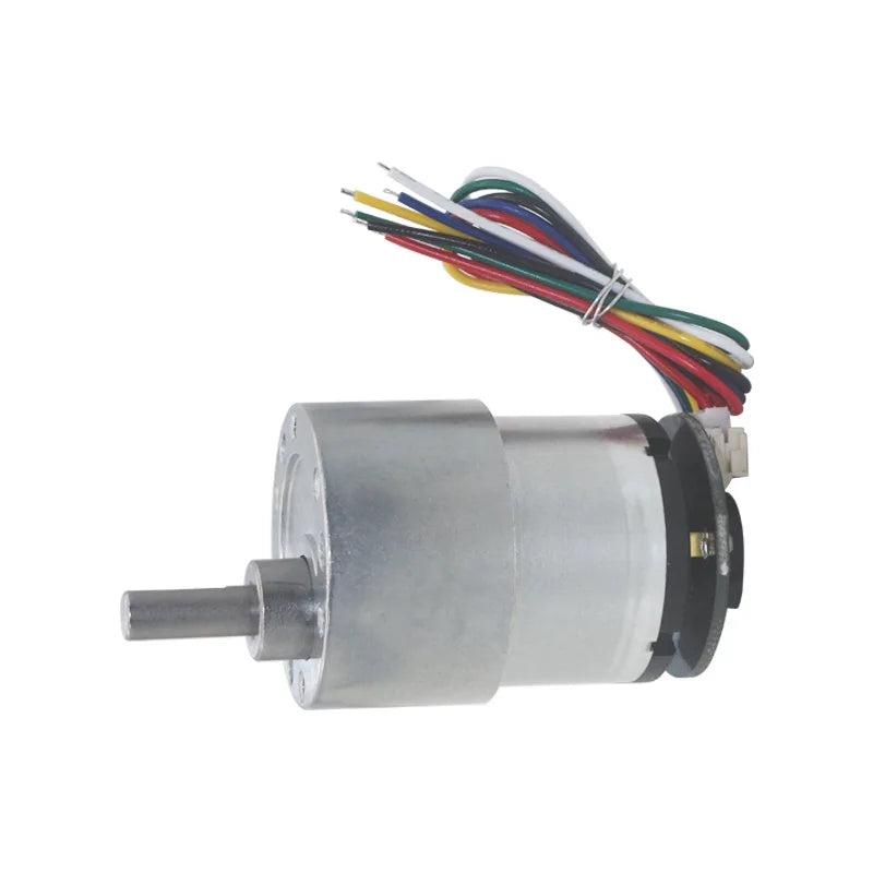 JGB37-520 DC Reduction Motor Comes With Coding High-Torque  DC Gear Motor 6V12V24V Adjustable Speed Direction