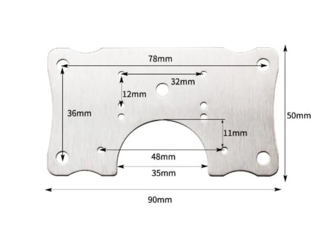 Stainless Steel Hinge Repair Plate for Cabinet Door Fixing