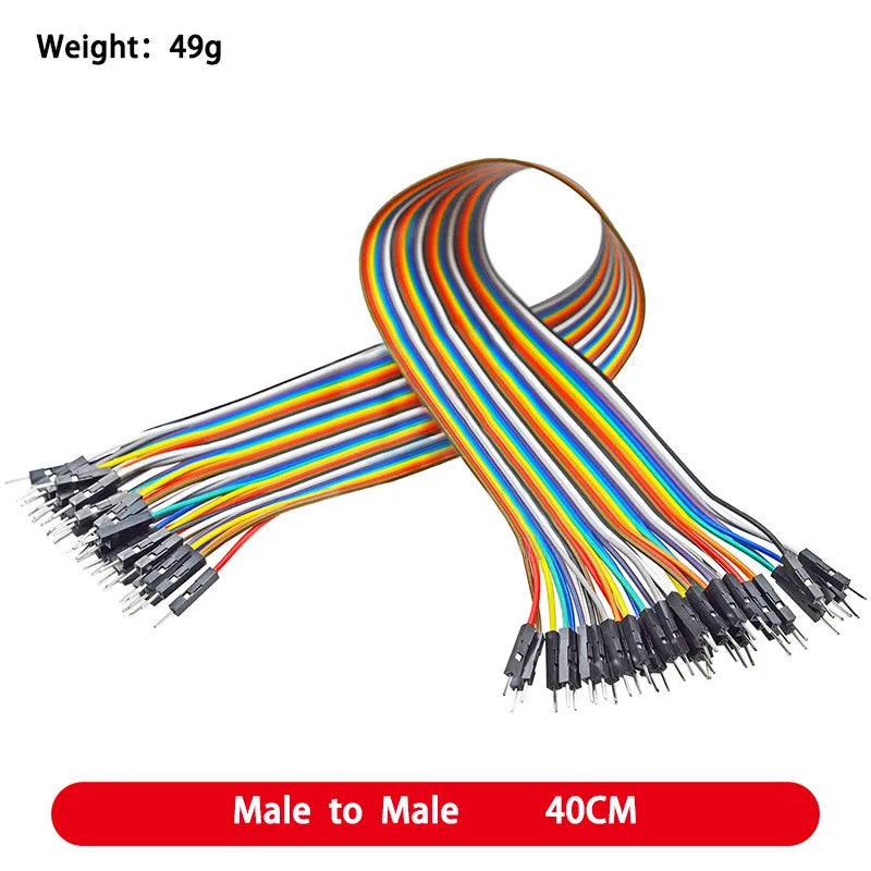 DuPont Jumper Wires Female to Female, Male to Female, and Male to Male