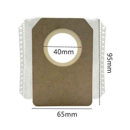 410 Dust Bags for Uwant V100 K100 Robot Vacuum Cleaner Two Layer Filtration System to Minimize Dust Release During Emptying