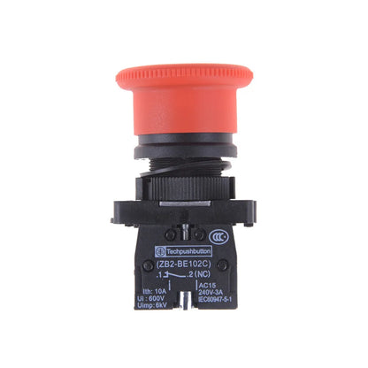 XB2-ES542 22mm NC Emergency Stop Push Button Switch – Red Mushroom Head