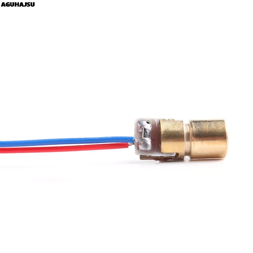 5V 650nm 5mW Adjustable Red Laser Diode Module Mini Laser Pointer with Copper Head