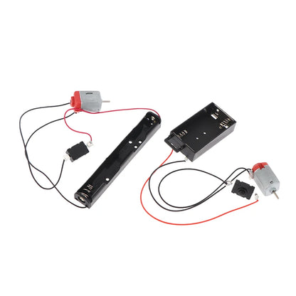 130 Motor Kit with Battery Case & Switch 16500RPM DIY Electronic Motor Kit