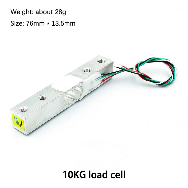 Small Range Weighing Pressure Sensor Module with HX711AD for 1-20kg Measurement
