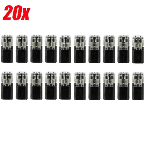 2 Pin Waterproof Automotive Electrical Connector Strip Terminal 18-22AWG 300V 10A