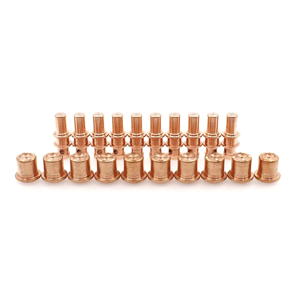20pcs Plasma Electrode PR0109 Nozzle Tip 1.0mm PD0105 For A81 Cutting Torch Durable Plasma Cutter Consumables Welding Parts