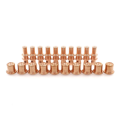 20pcs Plasma Electrode PR0109 Nozzle Tip 1.0mm PD0105 For A81 Cutting Torch Durable Plasma Cutter Consumables Welding Parts