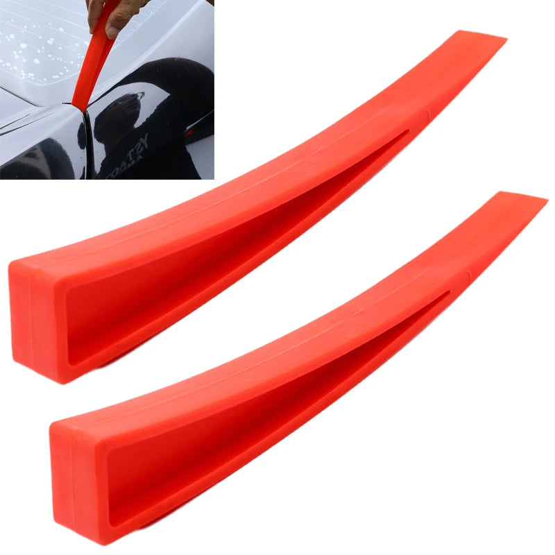 Car Window Dent Repair Plastic Red Car Universal Crowbar Enlarger Door Recess Body Window Door Wedge Remove Repair Hand Tools