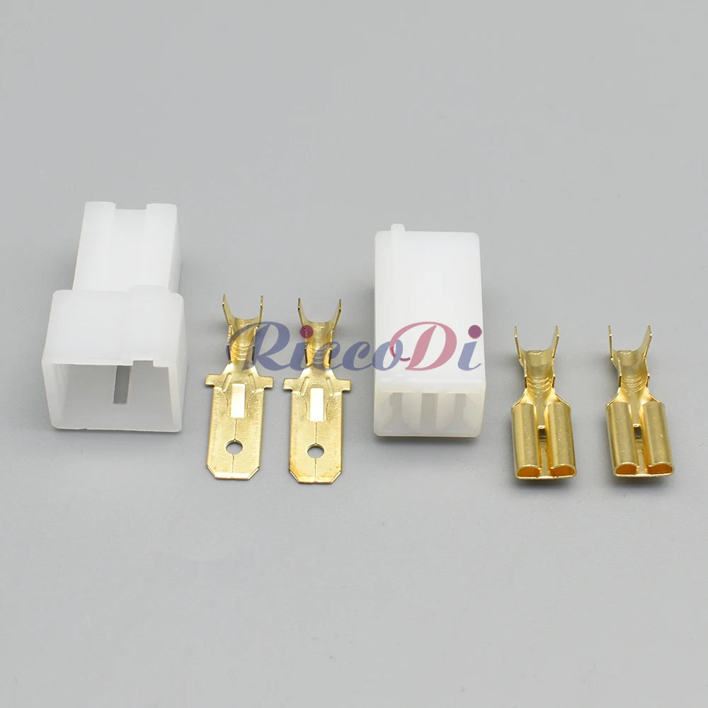 DJ7022-7.8-11/21 2-Pin 7.8mm Automotive Connector Car Harness Plug with Terminal