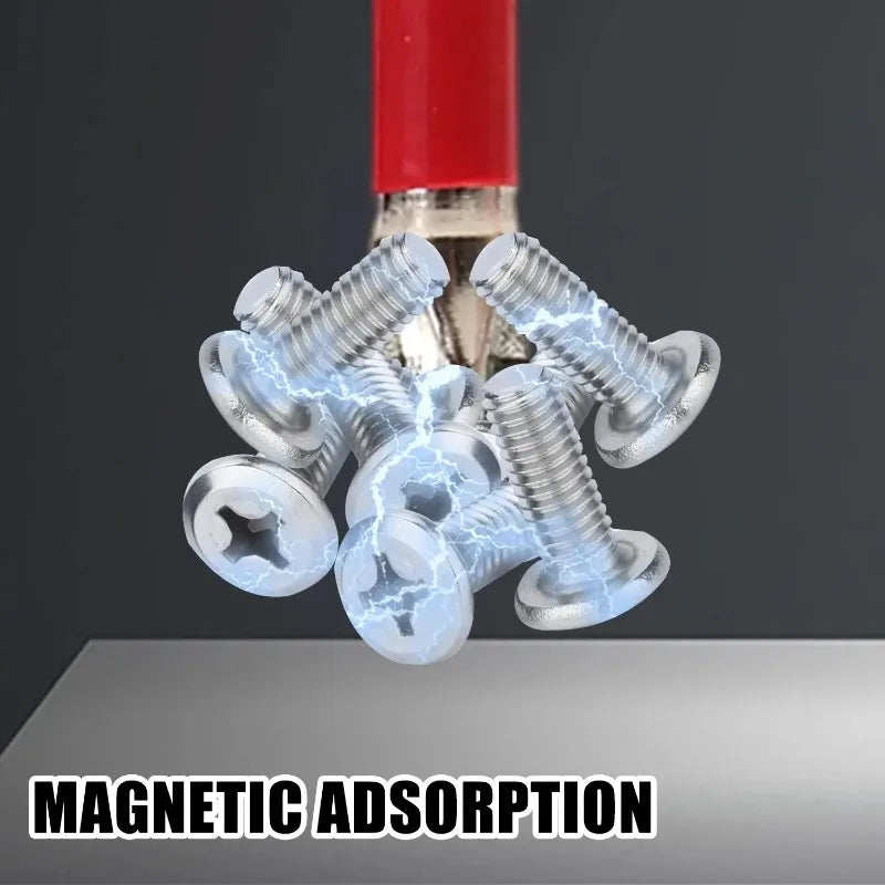 60/70/90mm High Hardness Spring Screwdriver Bits Magnetic PH2 Driver Screw Anti-slip Hex Shank Drill Head Electric Repair Tools