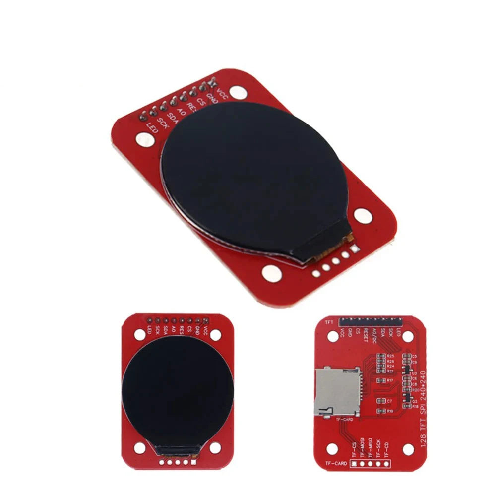 1.28-Inch Round TFT LCD Display Module 240x240 RGB GC9A01 SPI Interface