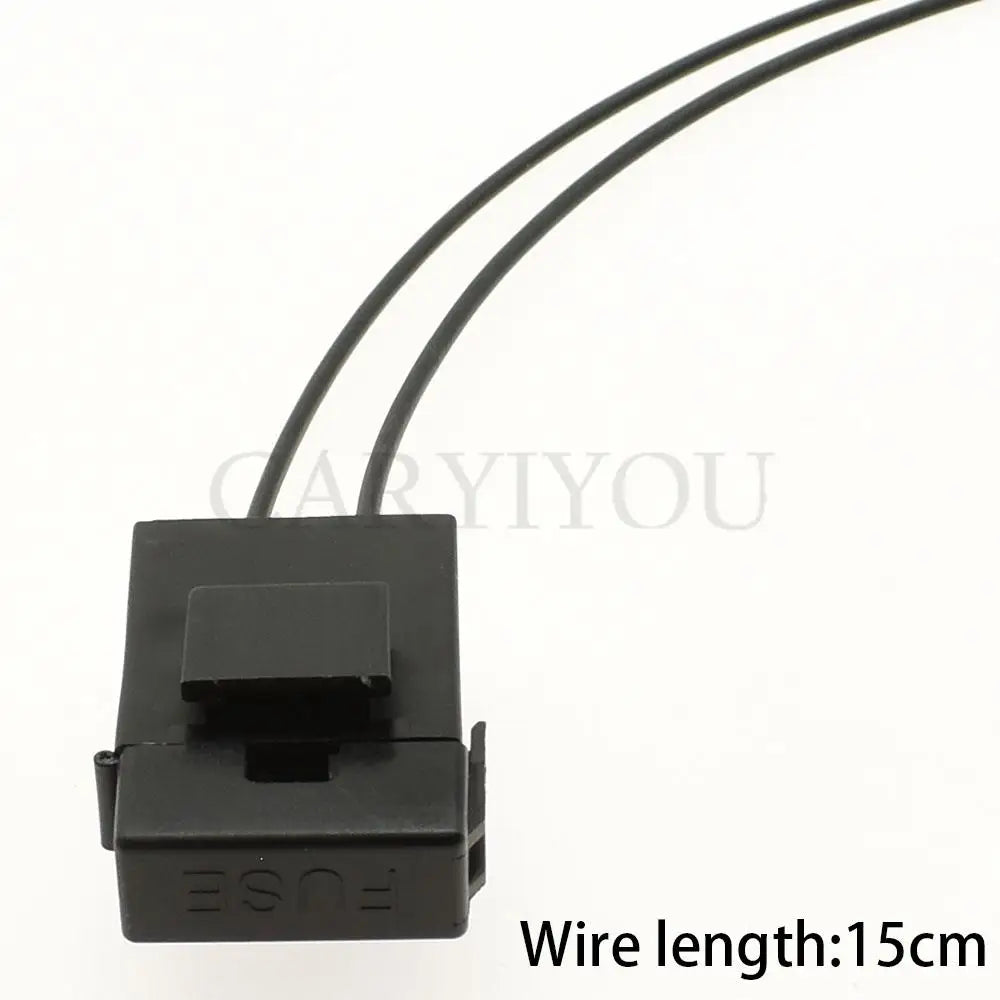 Automotive Fuse Holder with Terminal BX2017D | Black Lighter Socket | Inline Blade Fuse Holder for Car Wiring