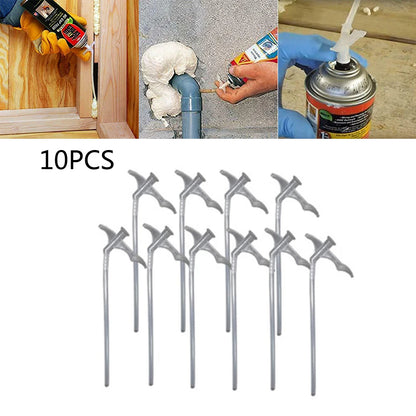 Part Foam Tube Replace Tubes Nozzle Spray Foam Nozzle Equipment Insulating Spray Foam DIY Gap Filling 10pcs 24*12*2cm