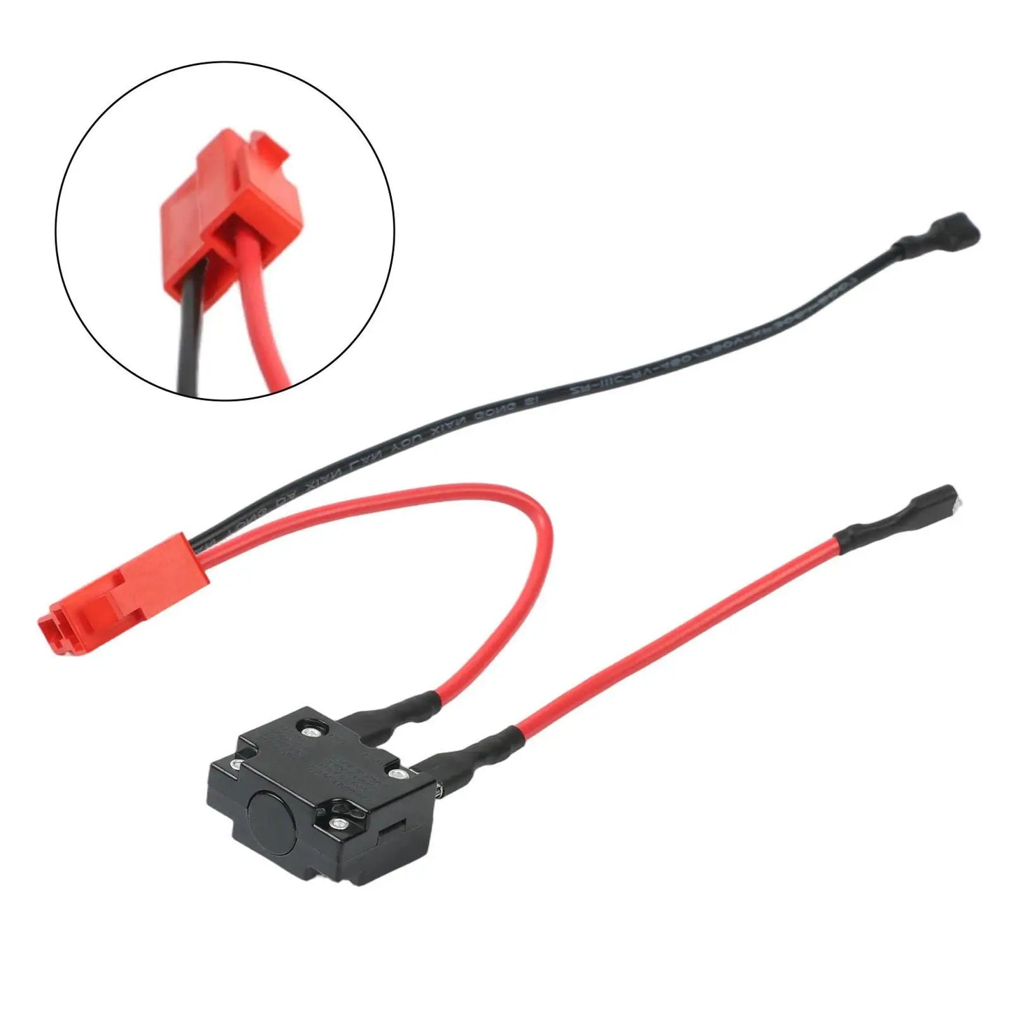Fuse Battery Harness Ride-On Toy Battery Harness Red black Replacement Battery Harness Connector Accessory Reliable Performance